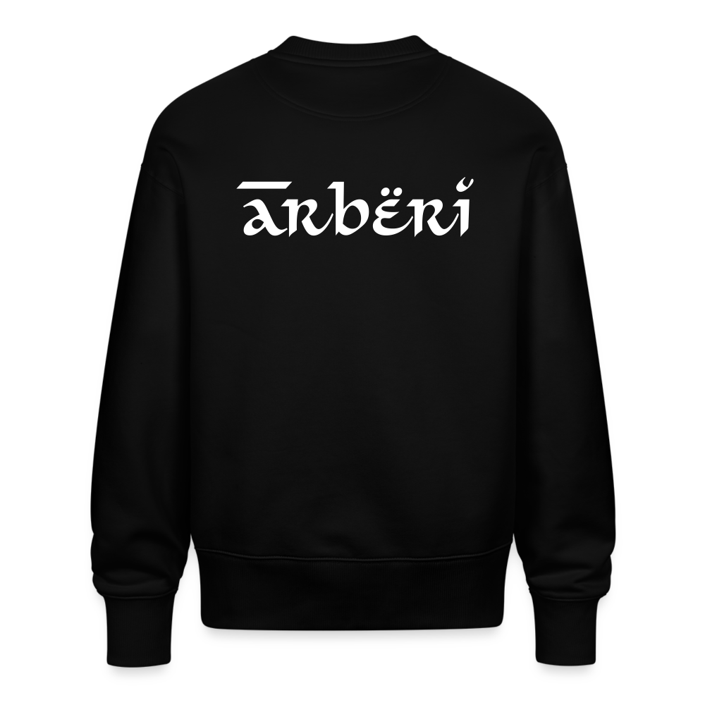 Arbëri x Simran | Black Oversize Organic Sweatshirt - black