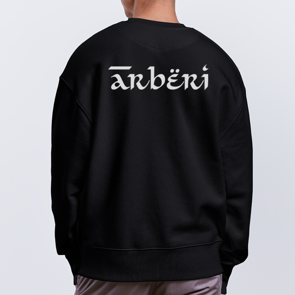 Arbëri x Simran | Black Oversize Organic Sweatshirt - black