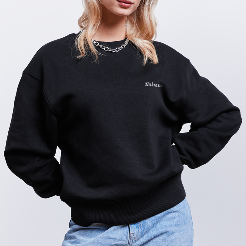 Arbëri x Grafiti Look | Black Oversize Organic Sweatshirt - black