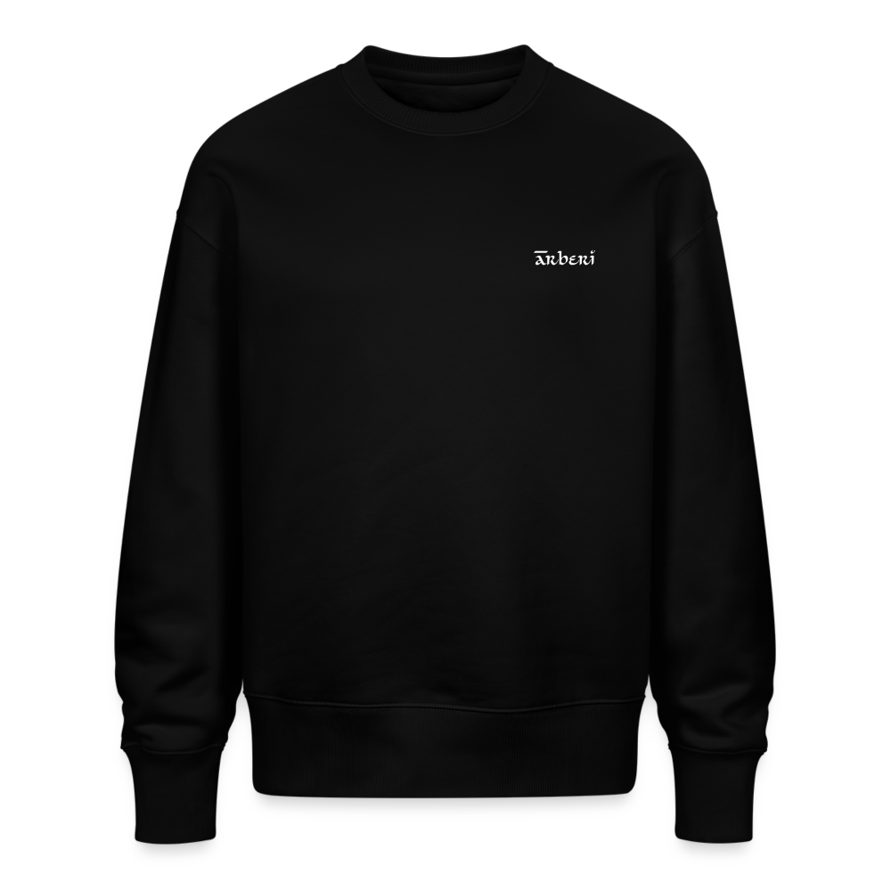 Arbëri x Grafiti Look | Black Oversize Organic Sweatshirt - black